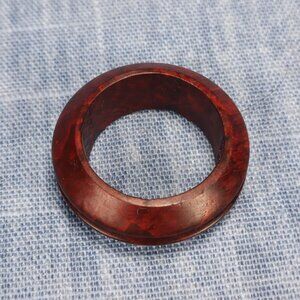 Hardwood Ring Made from Briarwood - Size 6.0 (US)